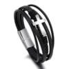 Bracelet Croix en acier inoxydable