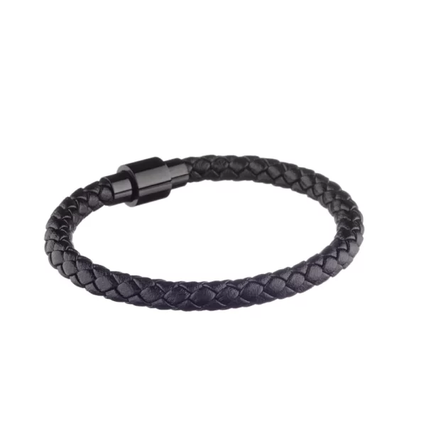 OBC-16.1_efeb4bf9-3011-4c80-92e0-ee15c42a6ac4_1000x Bracelet en cuir noir avec boucle magnétique en métal