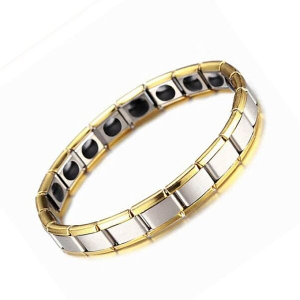 1bbv Bracelet Neo slim gris/or