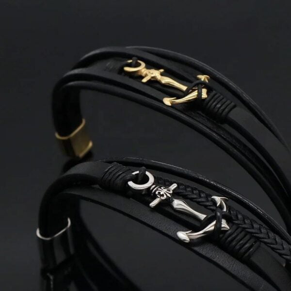 040e0292-1305-42d7-bb29-b480588b3930 Bracelet Homme Nautique Argent