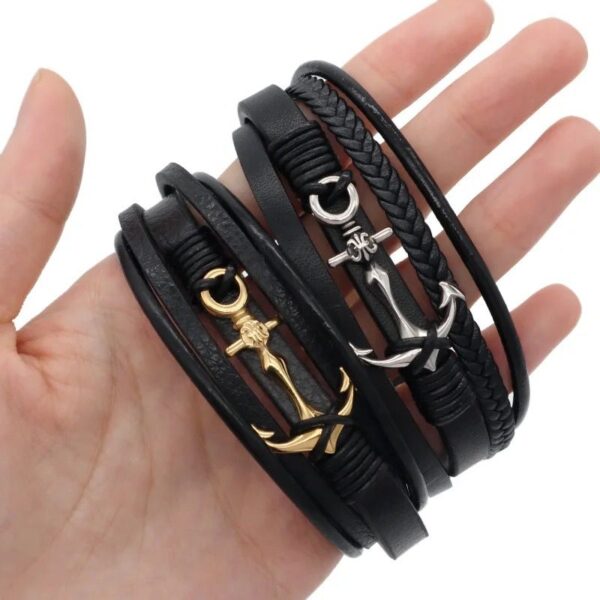 98ae5817-675b-476e-a960-198661542882 Bracelet Homme Nautique Argent