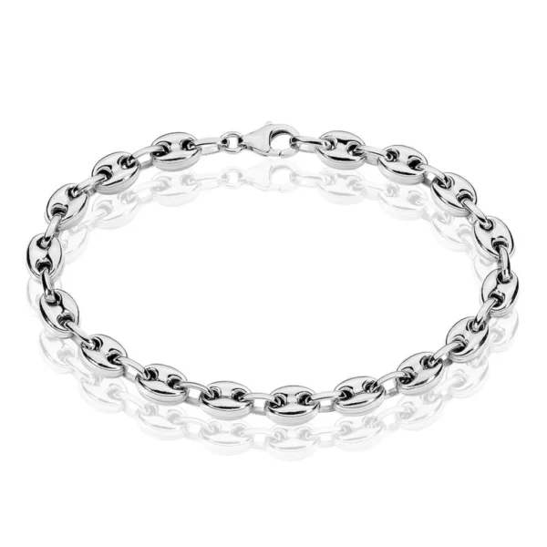 CAGZZZA Bracelet à mailles café V8
