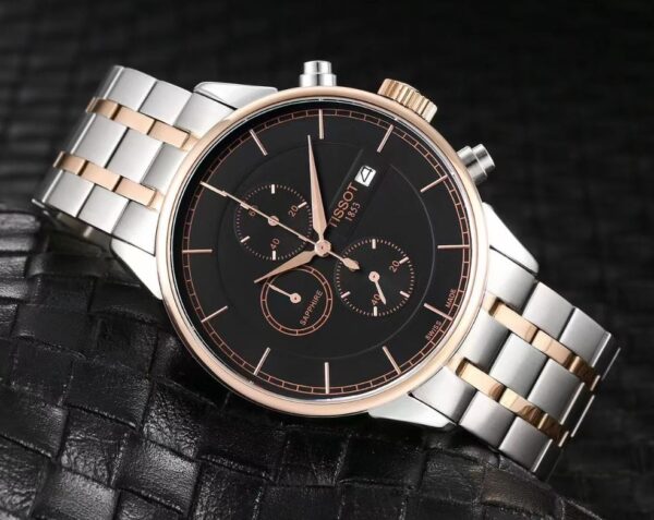 ggdssfvvfddggggfdd Montre en Acier inoxydable 1853 G M Noire