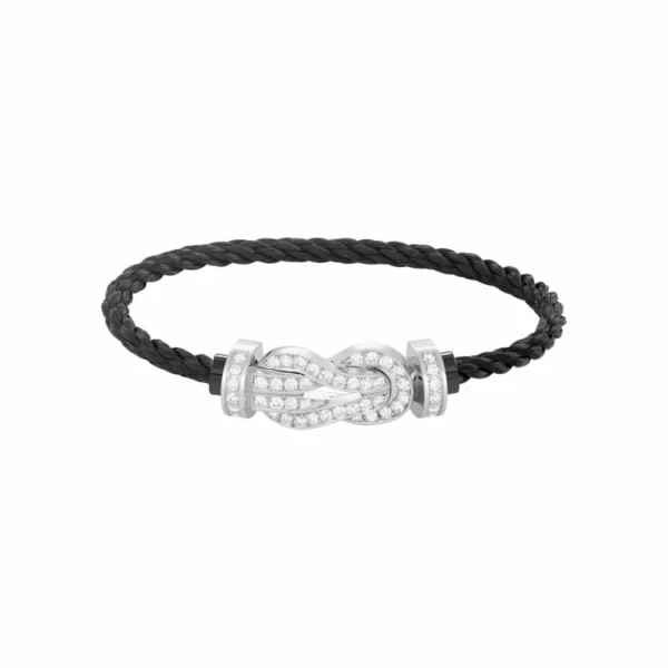 0B0103-6B0275.webp Bracelet Chance Infinie Noir Gris Diamants