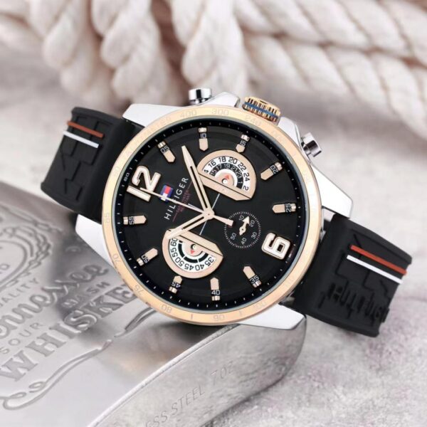 Montre Tommy Pour Homme All Black